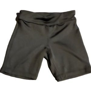 Girls Ideology Black Biker Shorts Size 5